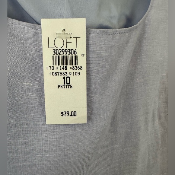 💥Ann Taylor LOFT Lavender Sleeveless Dress - Picture 3 of 9
